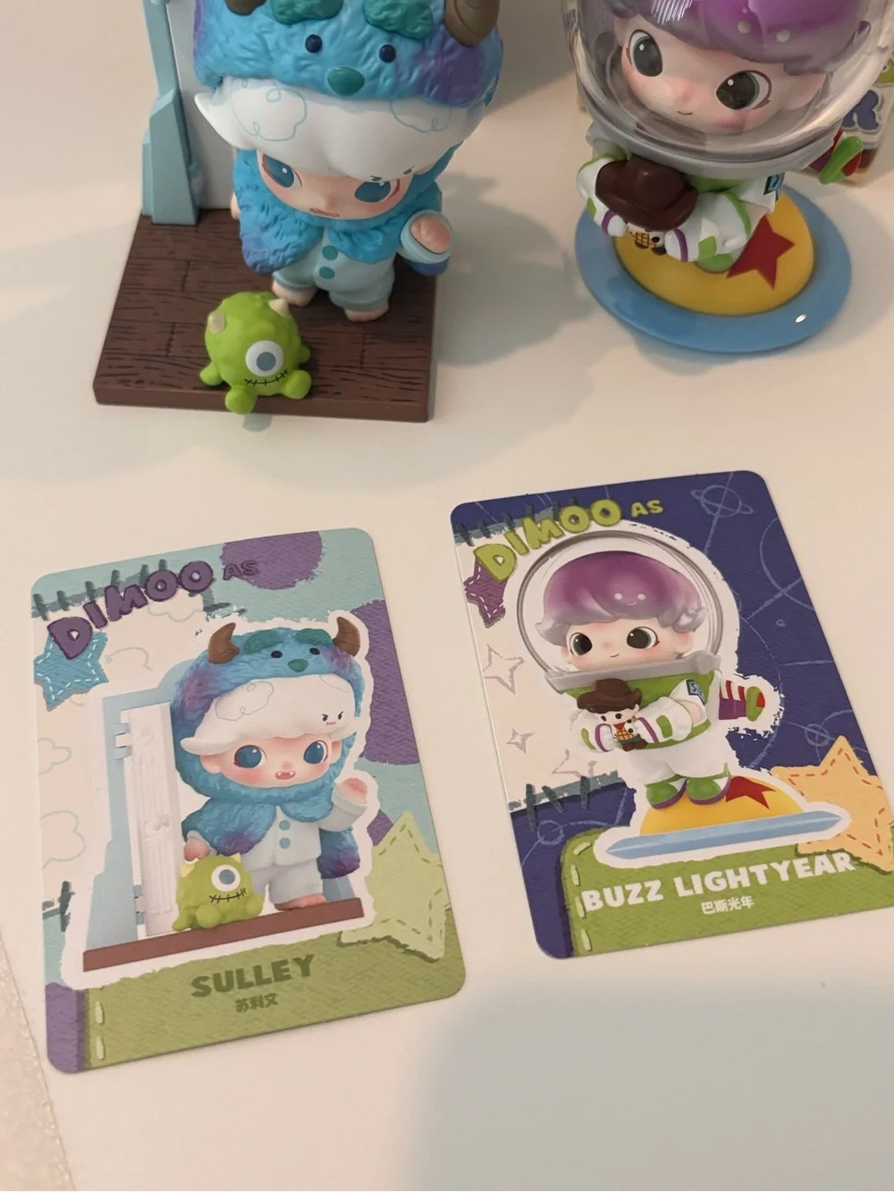 DIMOO x Pixar DUO figurines